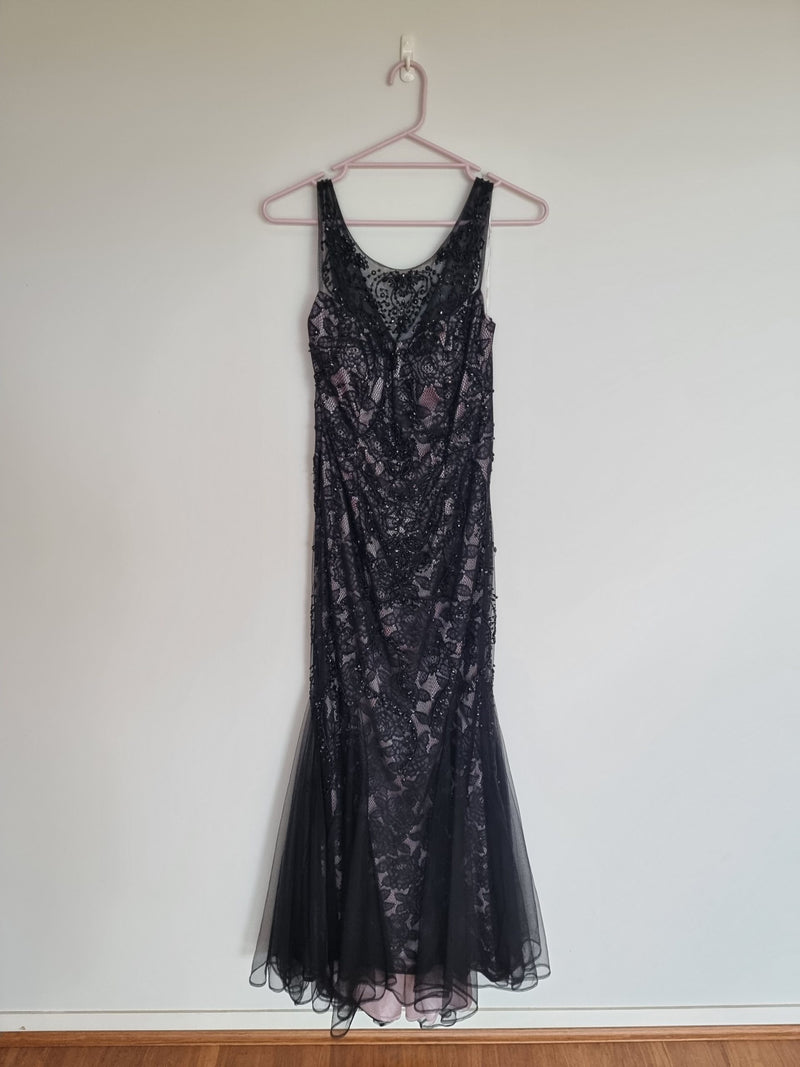 Picasso Lace and Beaded evening dress