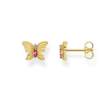Thomas Sabo Butterfly Gold Studs